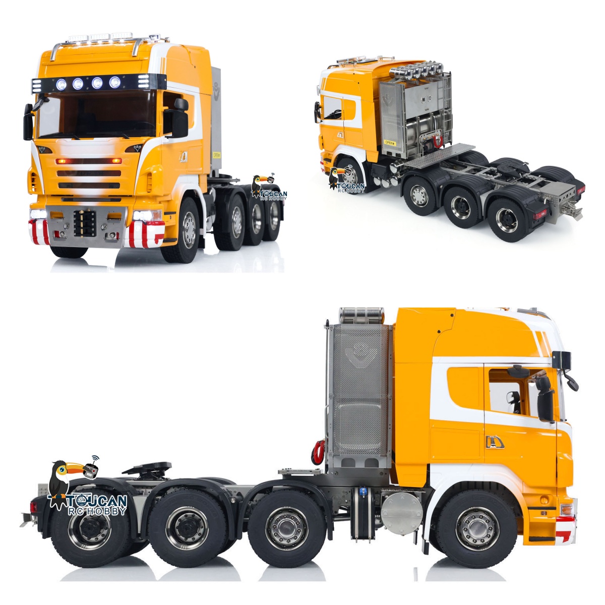Running Gear Box - Brinquedo 1/14 8x8 r620 rc caminhão