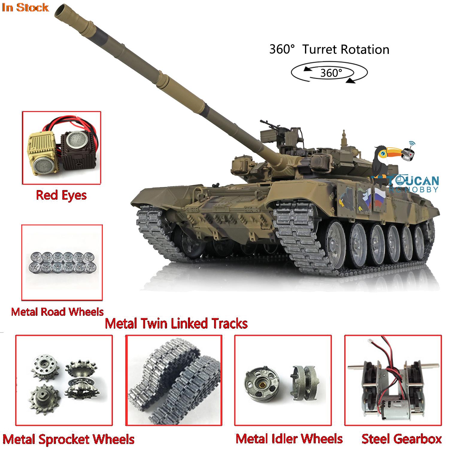 Running Gear Box - HENG LONG 1/16 7.0 T90 Tanque
