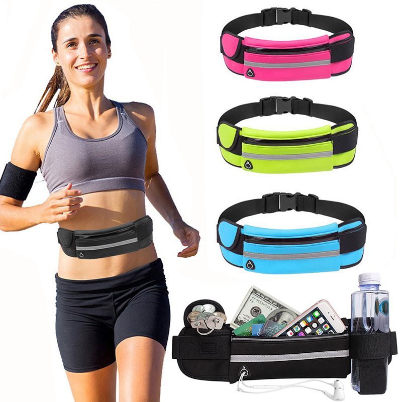 Running Gear Belt - Pochete esportiva feminina, bolsa de cintura