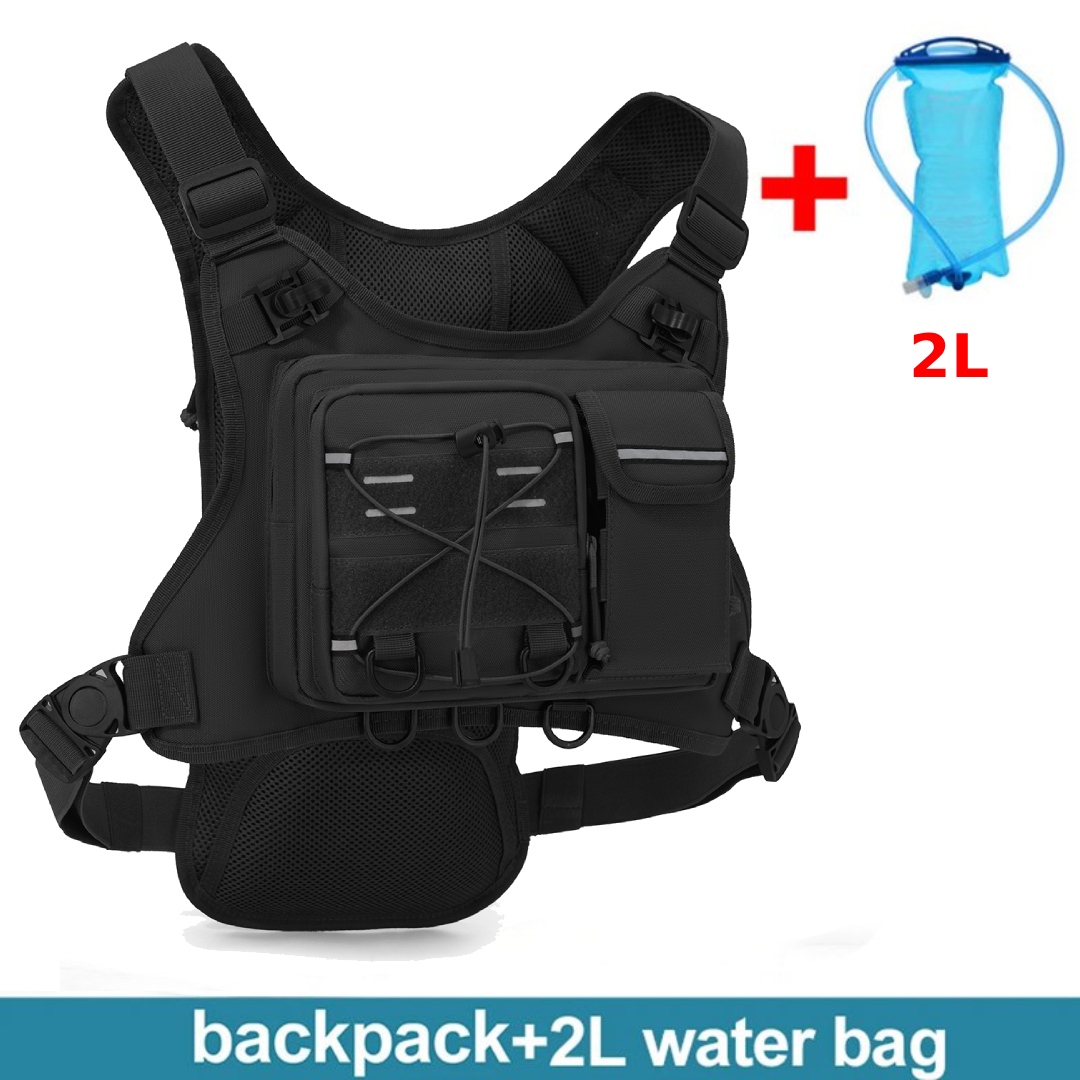 Running Gear Box - Colete Tático Multifuncional para Homens, Mochila