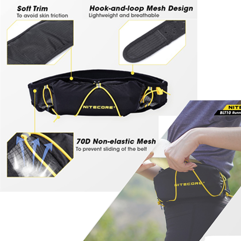 Nitecore blt10 bolsa de cintur - Running Gear Belt avaliação e preço