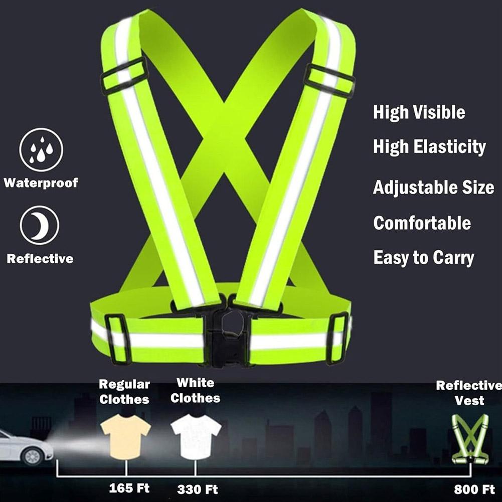 Colete Refletivo Ajustável Uni - Reflective Running Gear Vest avaliação e preço