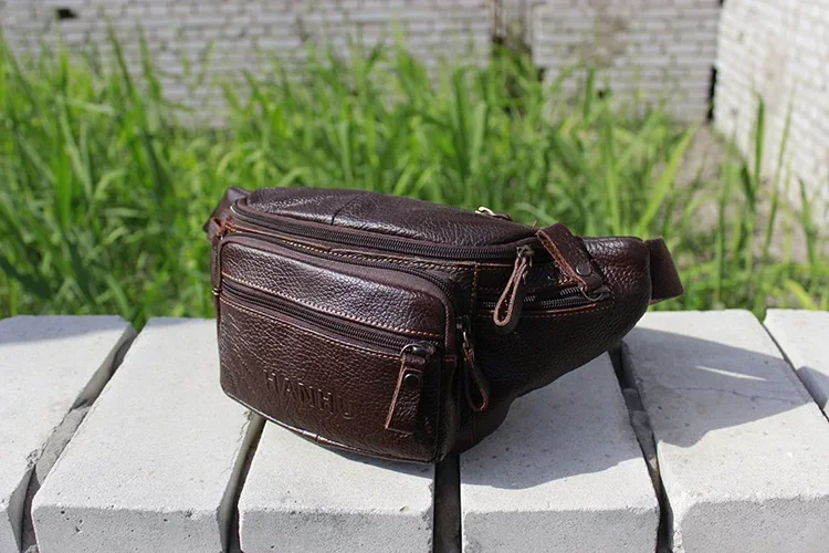 Bolsa de cintura de couro genu - Running Gear Belt avaliação e preço