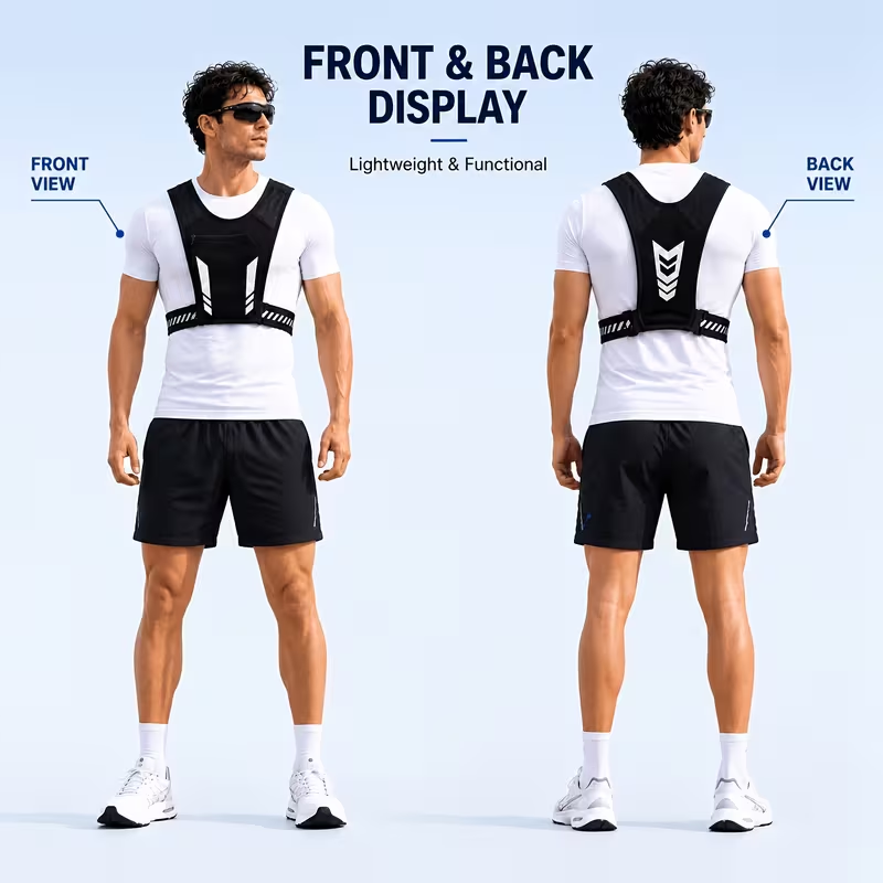 Colete de Corrida Leve CZHIYAO - Reflective Running Gear Vest avaliação e preço