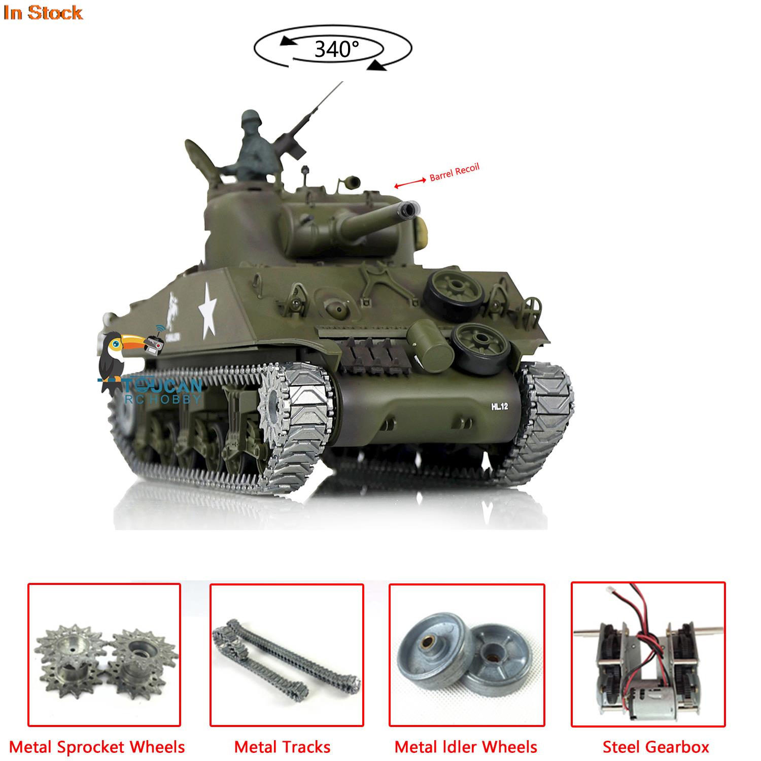 1/16 heng longo rc tanque 7.0  - Running Gear Box avaliação e preço