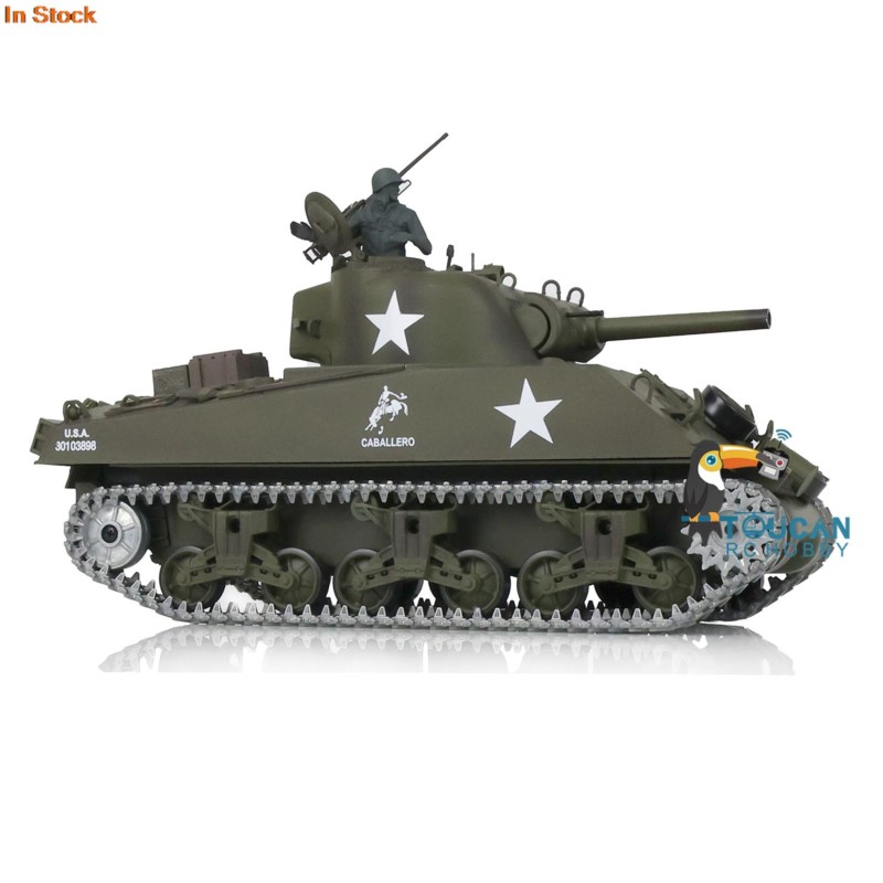Tanque RC HENG LONG 7.0 M4A3 S - Running Gear Box avaliação e preço