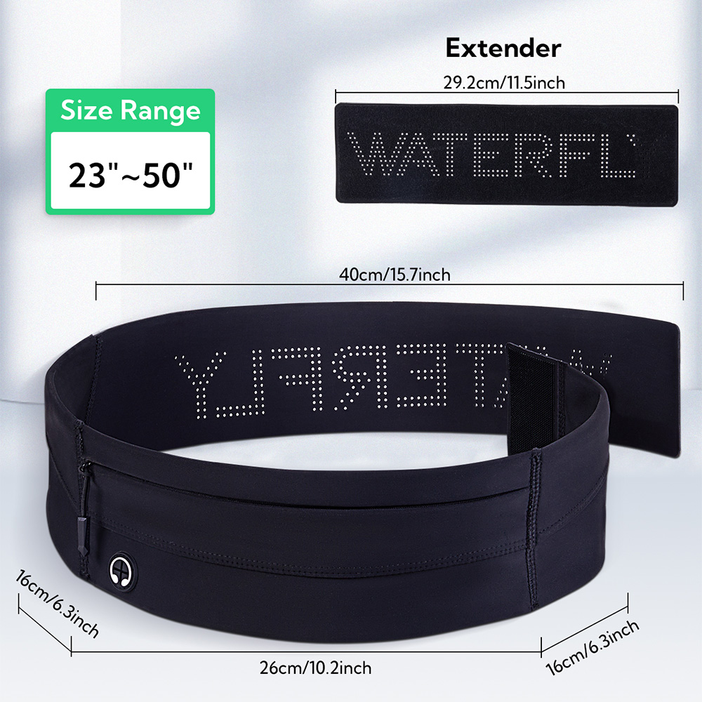 Waterfly cinto de corrida fann - Running Gear Belt avaliação e preço
